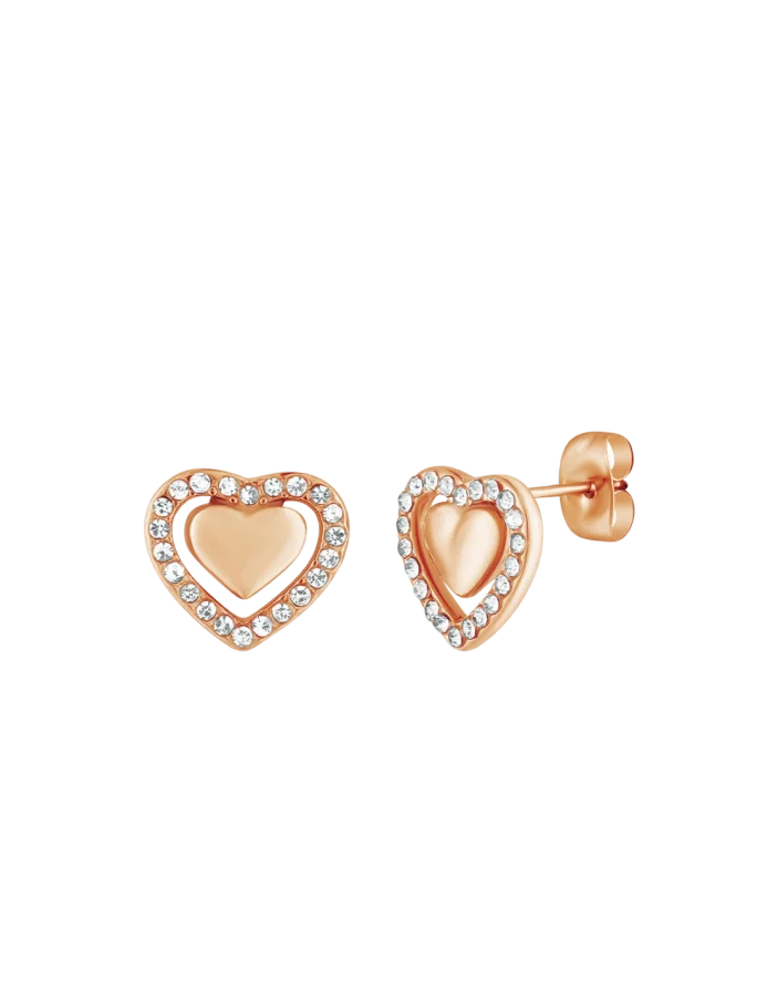Earrings Lunira Rose Gold