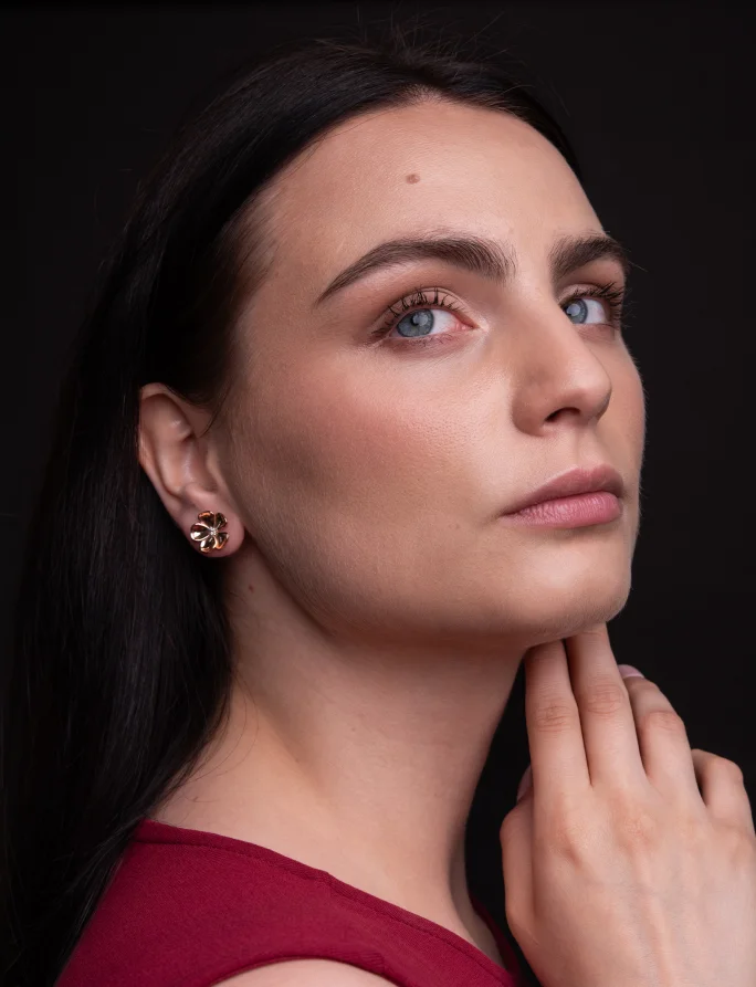 Earrings Floret Rose Gold