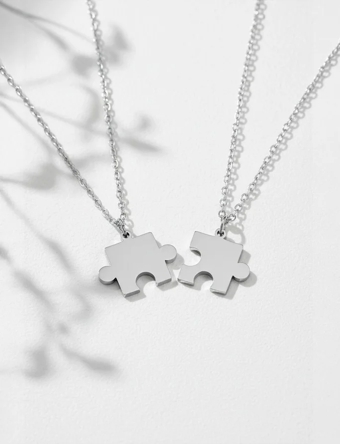 Necklace Puzea Silver