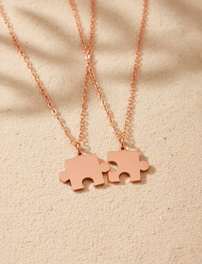 Necklace Puzea Rose Gold