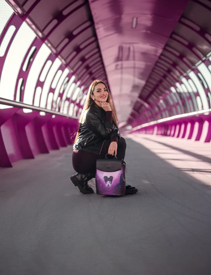 Vivian Rounded Flap Backpack