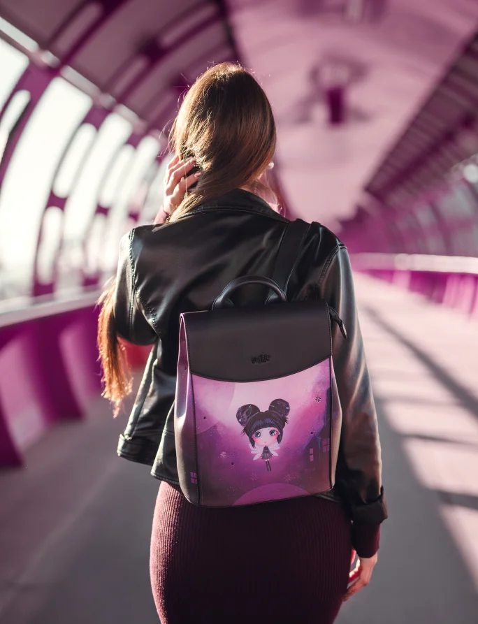 Vivian Rounded Flap Backpack