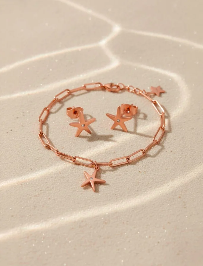 Earrings Nyxa Rose Gold
