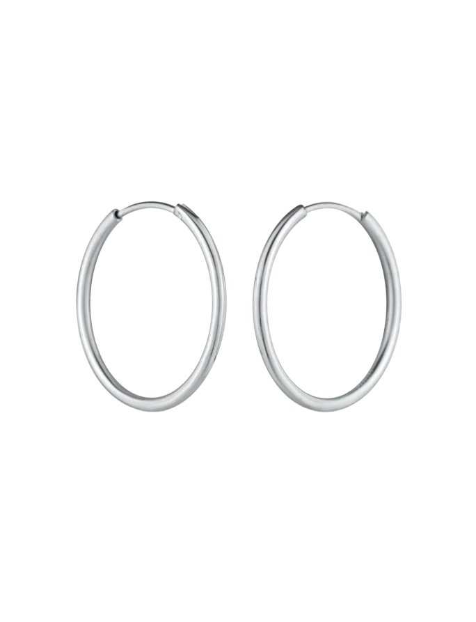 Earrings Yetta Middle Silver