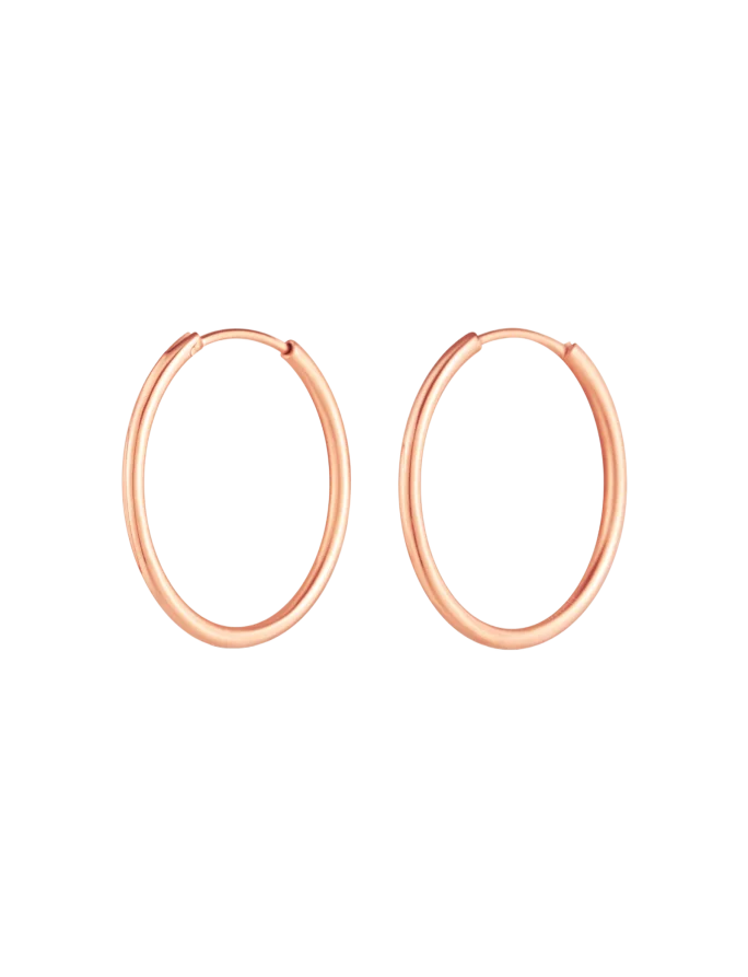 Earrings Yetta Middle Rose Gold