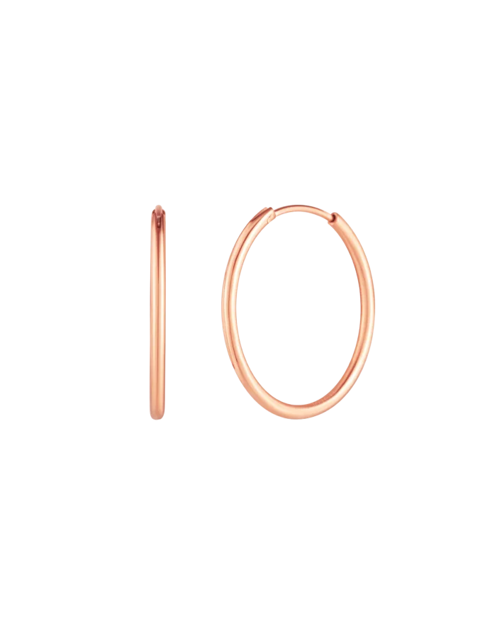 Earrings Yetta Middle Rose Gold