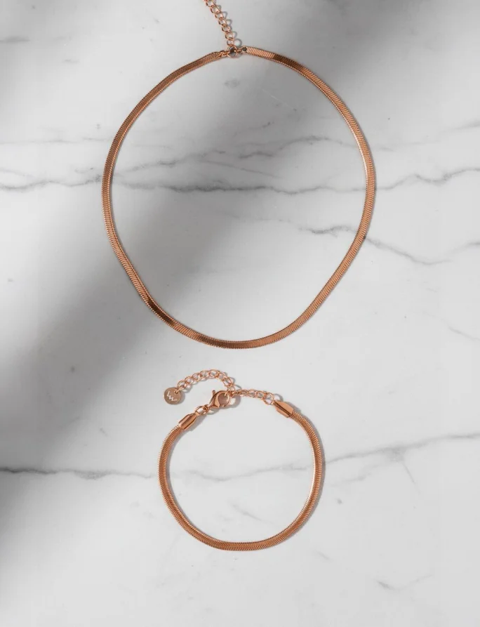 Necklace Evoa Rose Gold