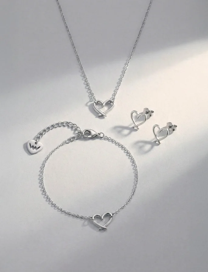 Necklace Emery Silver