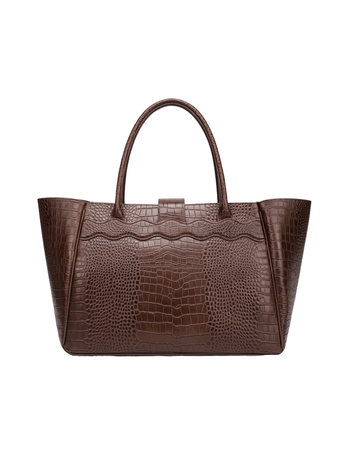 Baronne Brown Croco