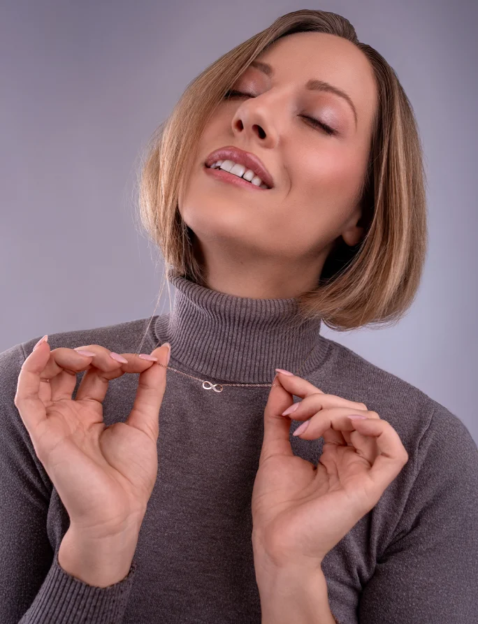 Necklace Enso Rose Gold