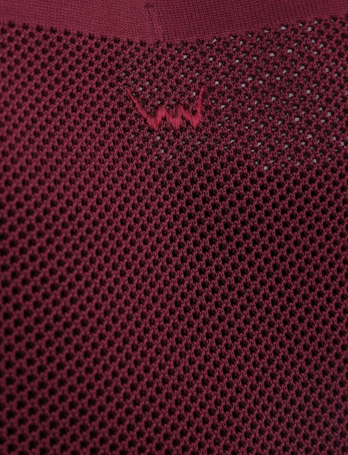 Gardell Knit Wine Red
