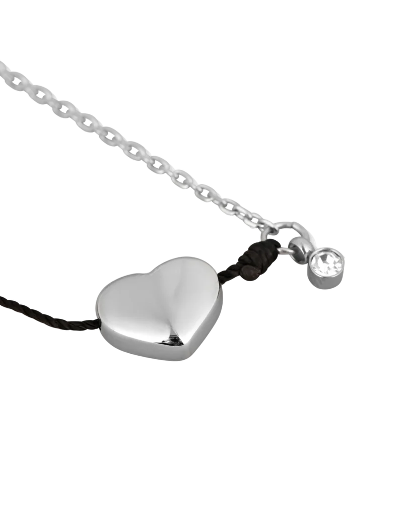 Bracelet Shiny Heart Black