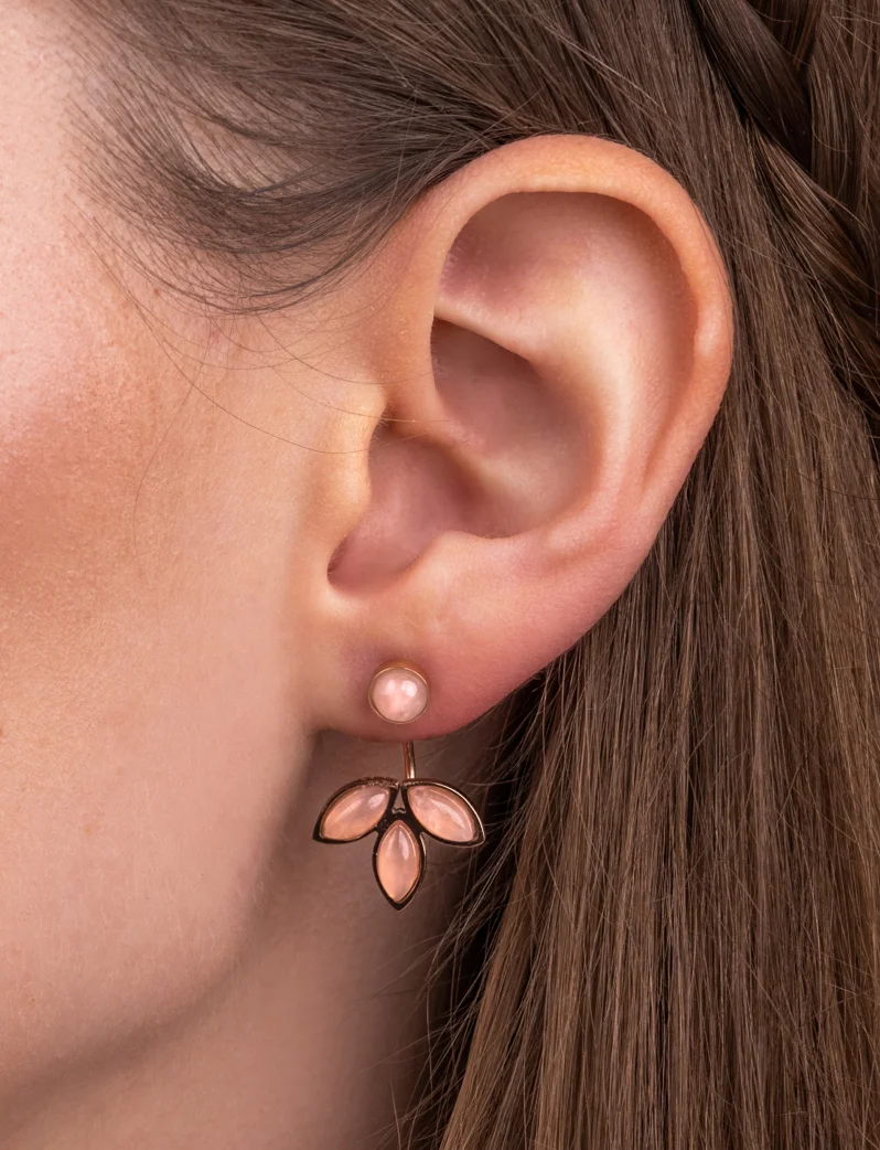 Earrings Lilies Rose