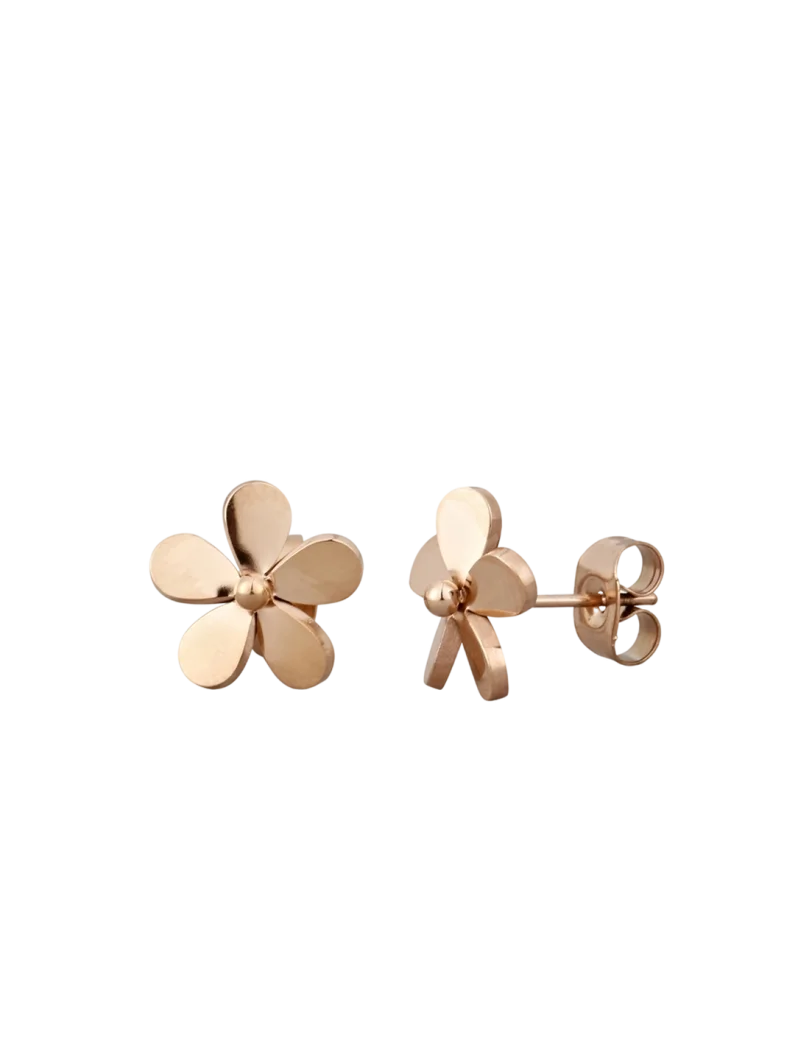 Earrings Fleurette Rosegold