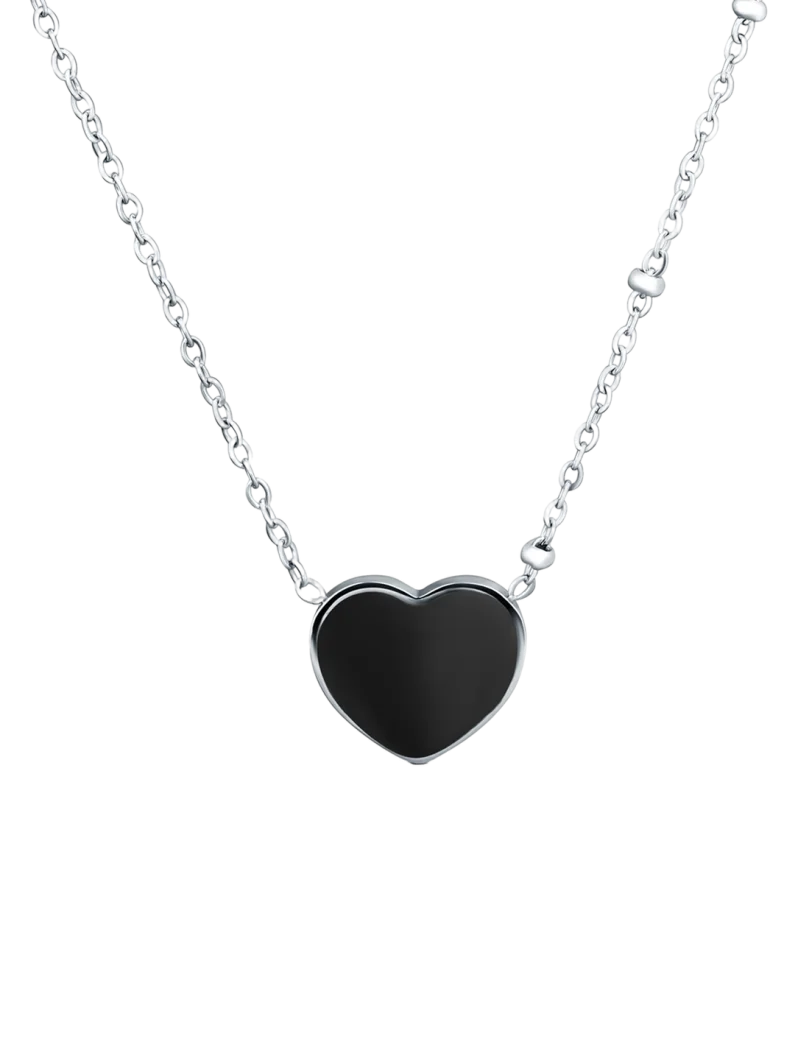 Necklace Sophie Heart Black