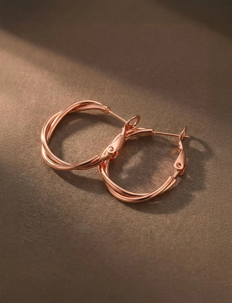 Earrings Aster Rose Gold