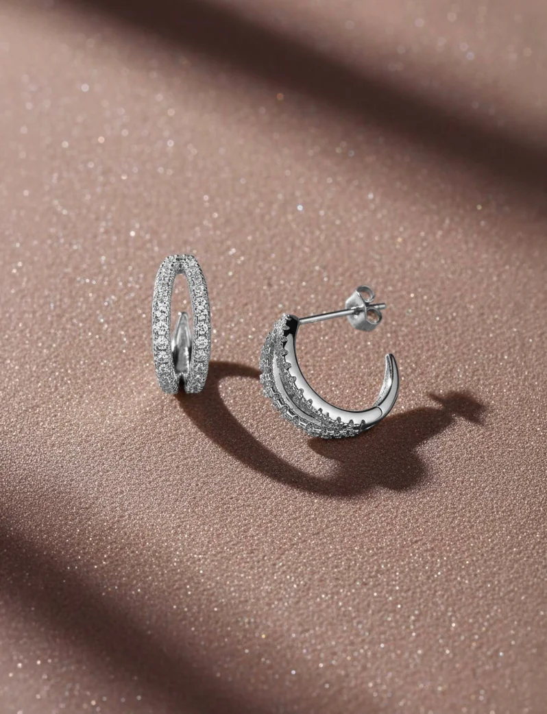 Earrings Amity Silver