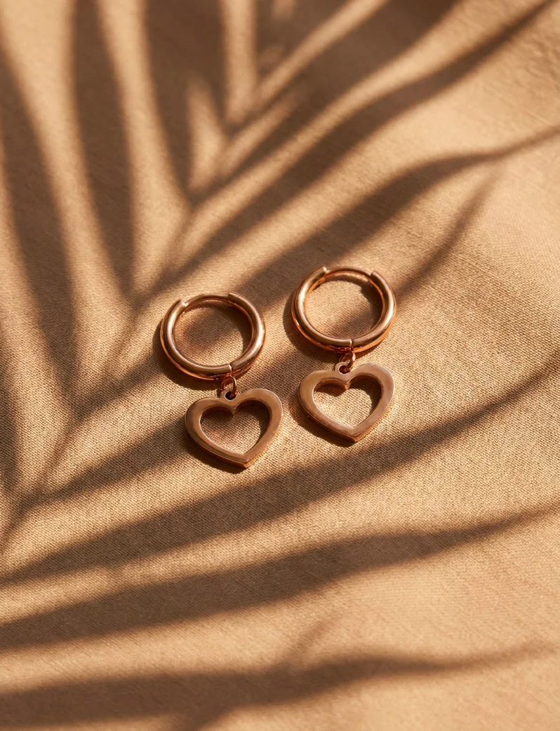 Earrings Glimmer Rose Gold