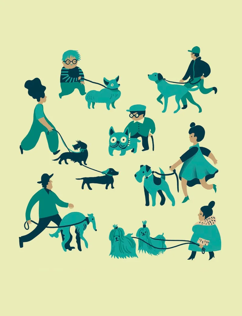 Dog walkers backpack