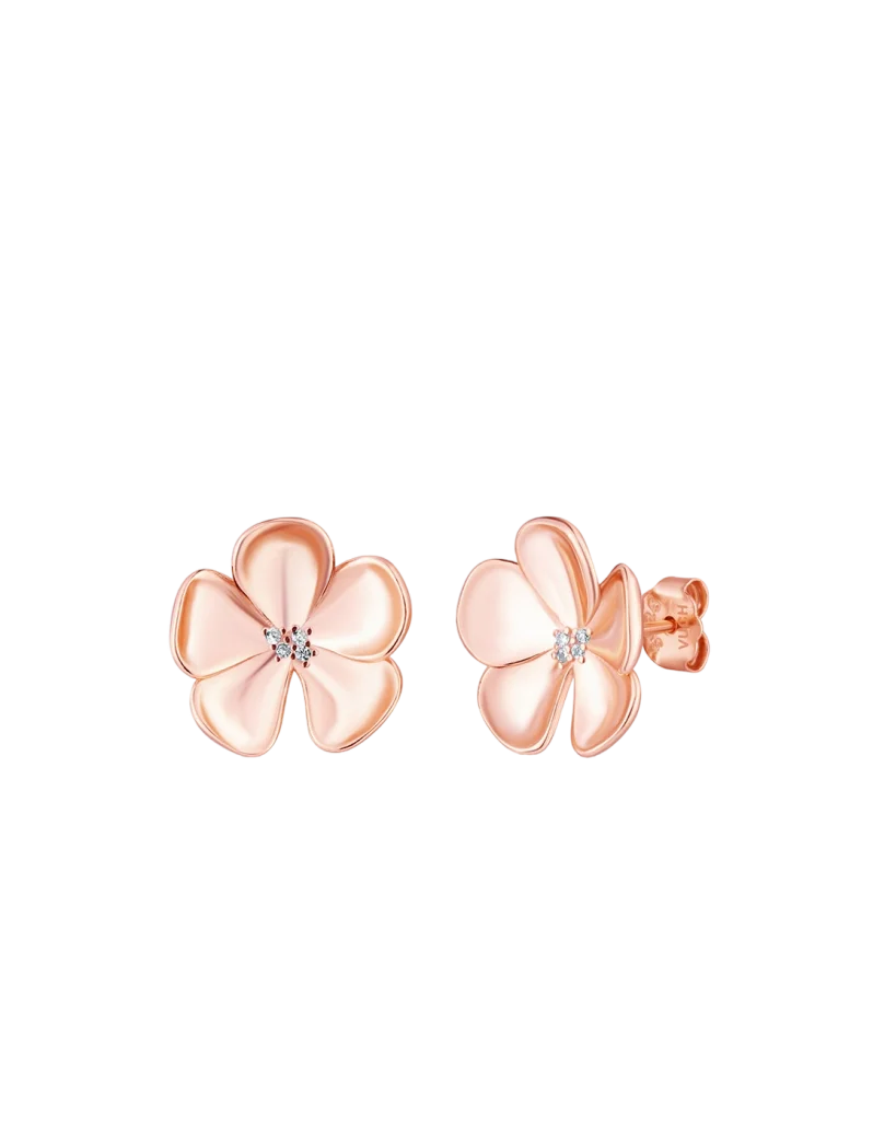 Earrings Floret Rose Gold