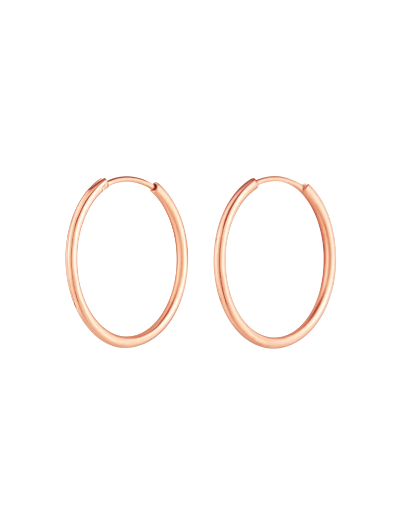 Earrings Yetta Middle Rose Gold