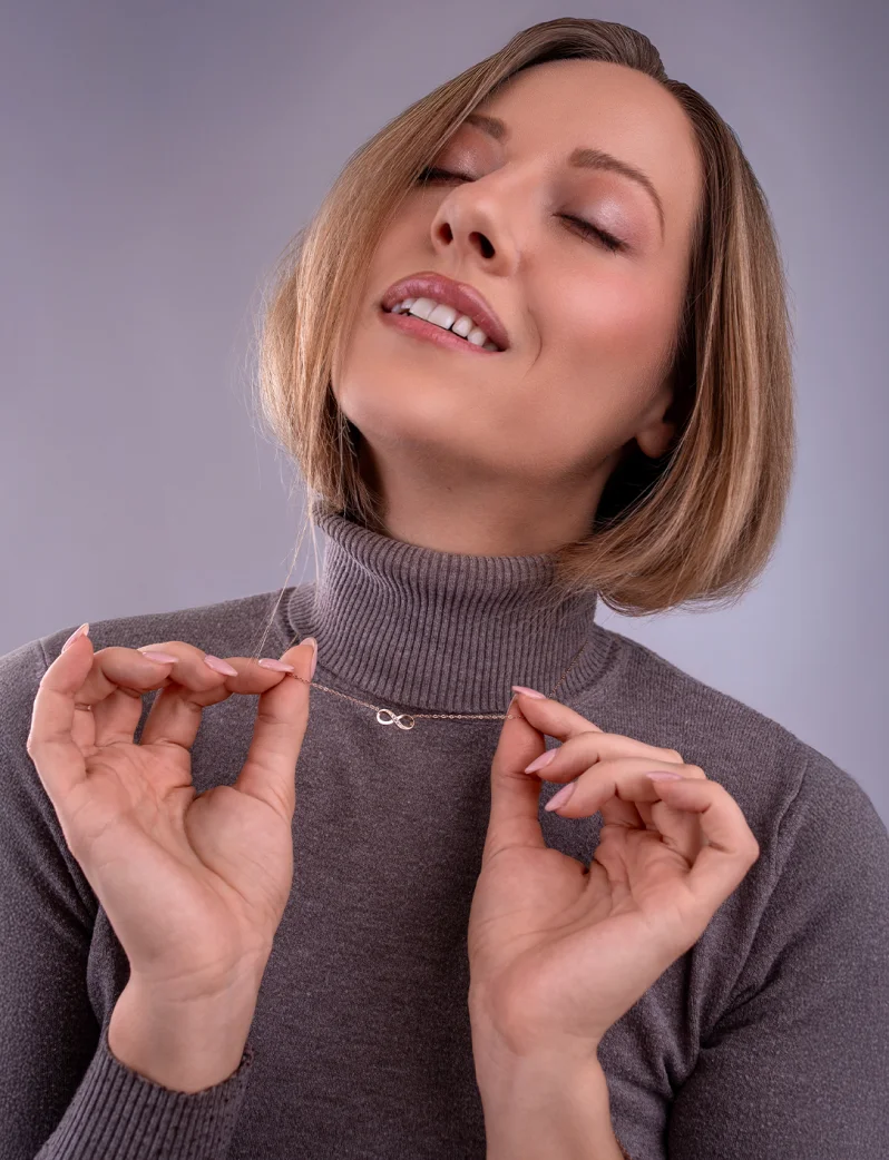 Necklace Enso Rose Gold