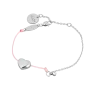 Bracelet Shiny Heart Pink