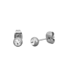 Earrings Gem Silver