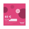 Electronic gift card 60 €