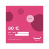 Electronic gift card 80 €